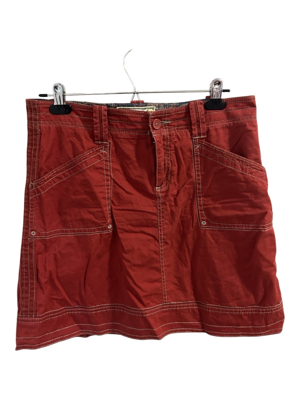 Aventura Rust Red Utility Skirt